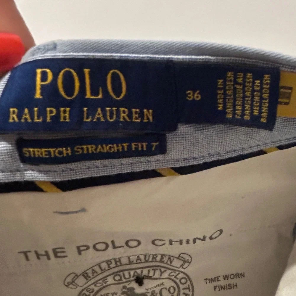 Polo Ralph Lauren Mens Stretch Straight Fit 7 Chino Shorts Light Blue Size 36
